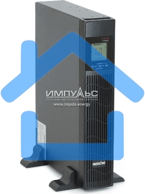 Источник бесперебойного питания Импульс JR10201 1000 ВА / 800 Вт, Rack/Tower, IEC, LCD, Serial, SmartSlot