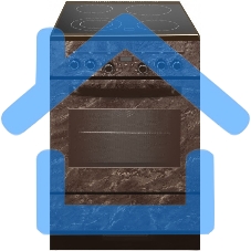 Плита электрическая Gefest ЭП Н Д 6560-03 0054 коричневый, конфорок 4 шт, духовка 55 л, 60 см x 85 см x 60 см