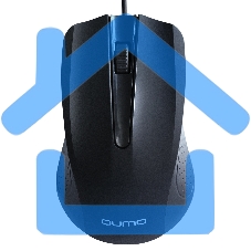 Мышь проводная Qumo Office Union M66 черный, 1000 dpi, USB, кнопки - 3