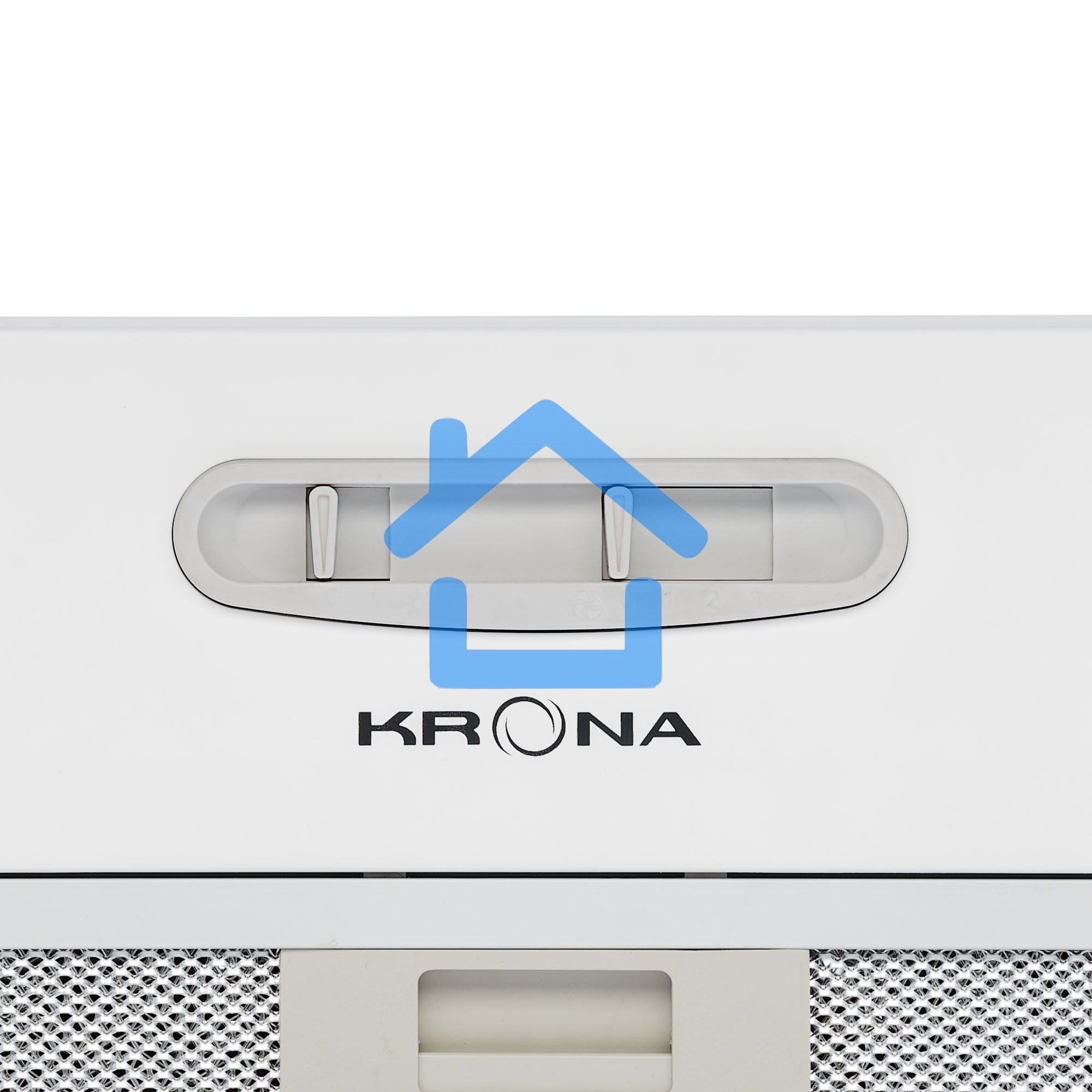 Вытяжка встраиваемая KRONA Runa 600 White S белый, 60 см, 650 куб. м/ч, 48 дБ
