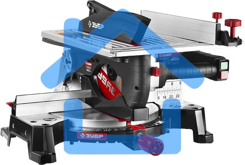 Торцовочная комбинированная пила ЗУБР ЗПТК-255-1800