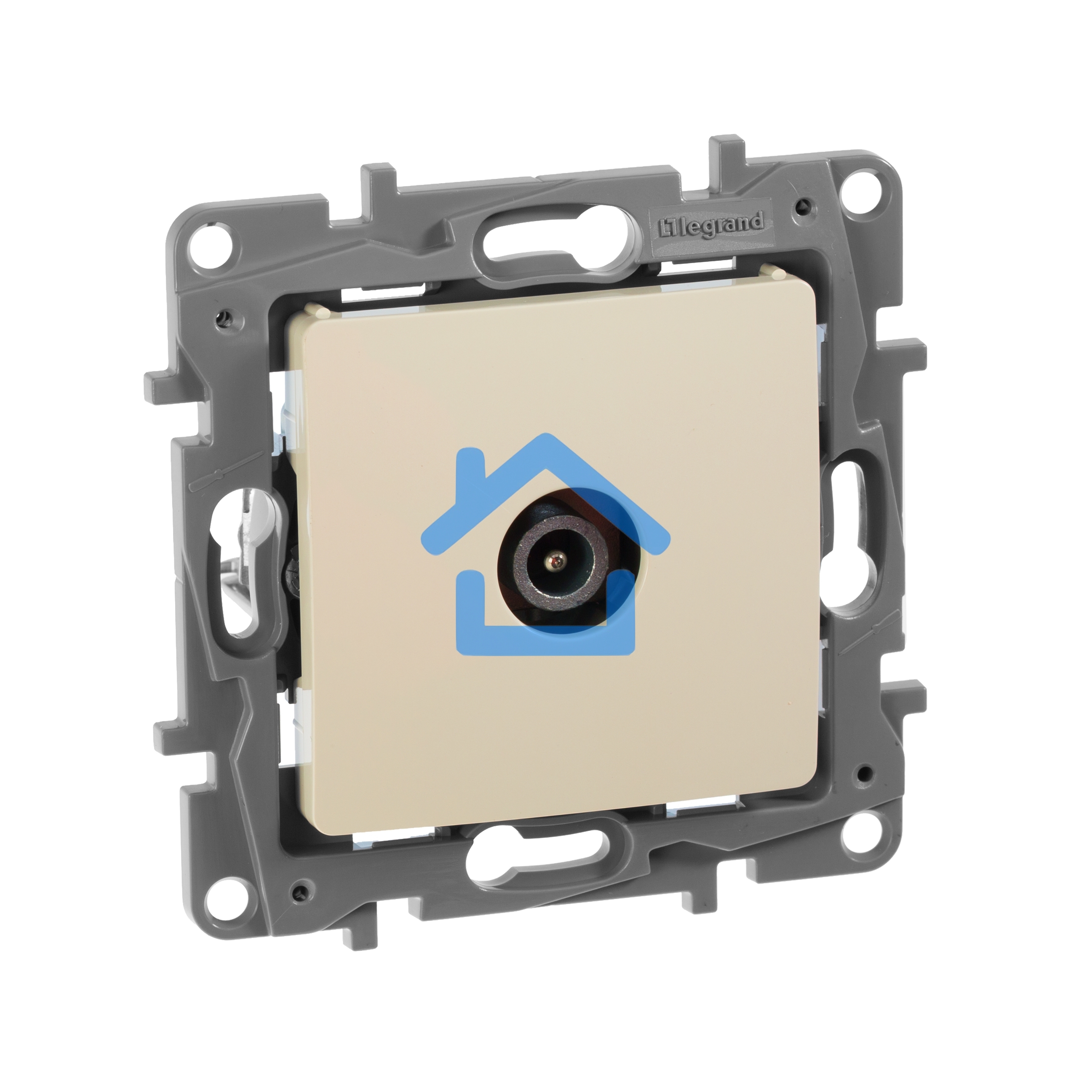 Розетка TV оконечная, Сл.кость ETIKA 