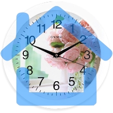 Часы настенные кварцевые Energy ЕС-96 цветы