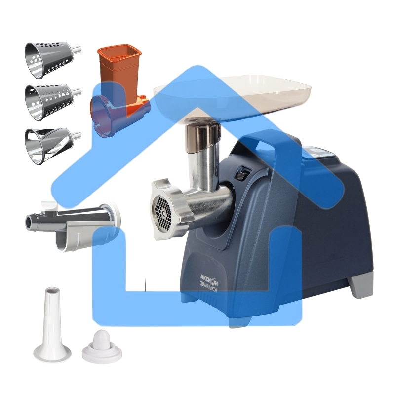 Мясорубка электрическая Аксион М62.02 синий