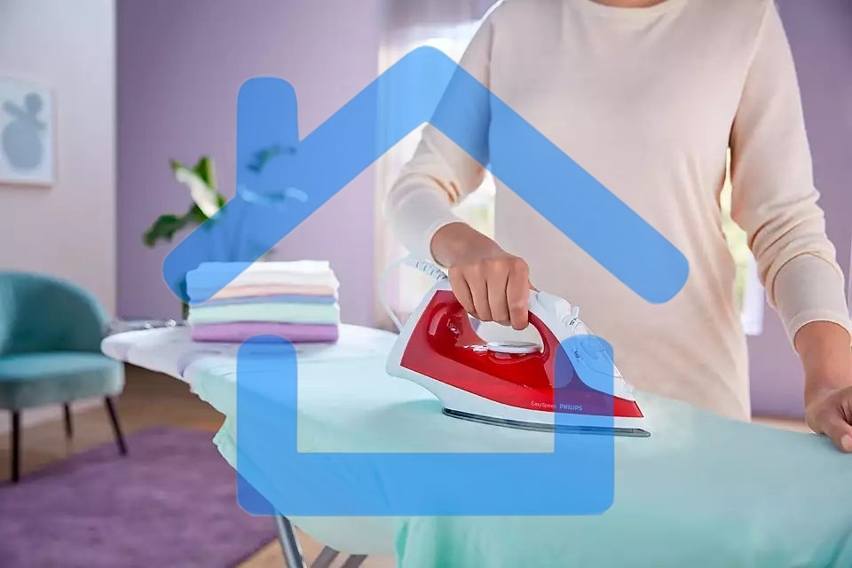 Утюг Philips GC1742/40 2000Вт красный