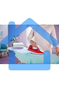 Утюг Philips GC1742/40 2000Вт красный