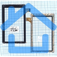 Сенсорное стекло (тачскрин) CLV70137A, черное