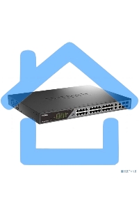 Сетевой коммутатор Smart L2 Surveillance Switch 24х1000Base-T PoE (8 PoE ports 802.3bt 90W), 4xCombo 1000Base-T PoE/SFP, PoE Budget 518W, Long-range PoE up to 250m