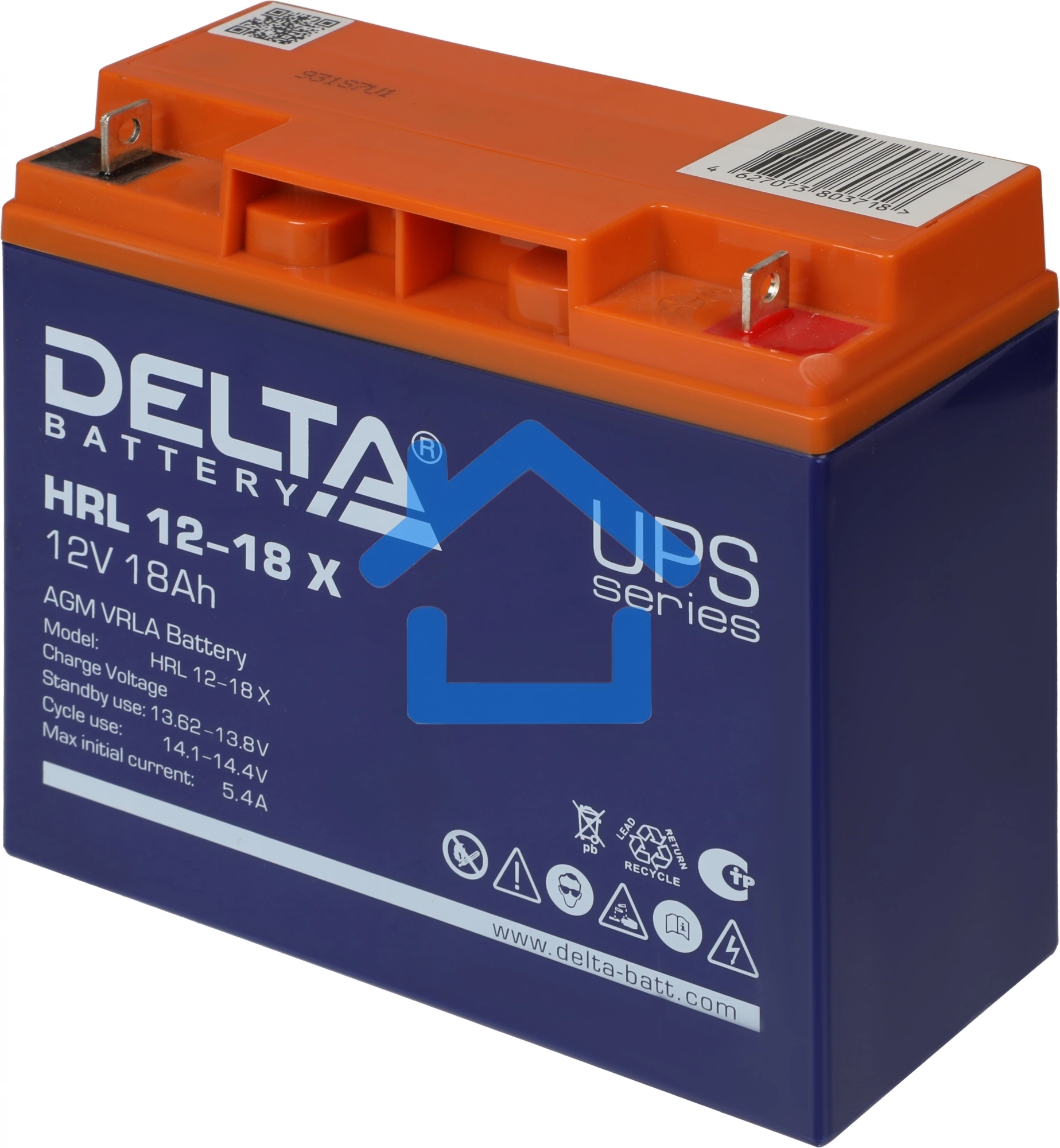 Батарея Delta HRL 12-18 X (17.8 А\ч, 12В) свинцово- кислотный аккумулятор