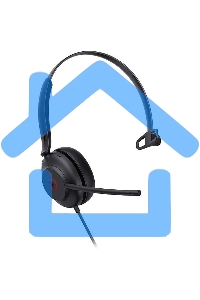 Гарнитура проводная Yealink UH35 Mono UC черный 1308138