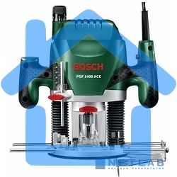 Фрезеры Bosch POF 1400 ACE 060326C820 Фрезерная машина 1400 Вт, 11000–28000 об/мин, 55мм, 3.5 кг