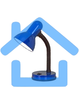 Светильник TLI-201 Blue E27 син. Uniel 00452