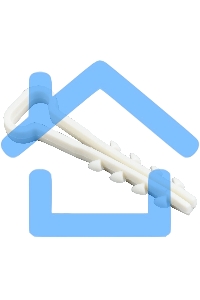 Дюбель-хомут d5х8мм для плоского кабеля нейлон бел. (уп.100шт) ИЭК UHH35-5-8-100