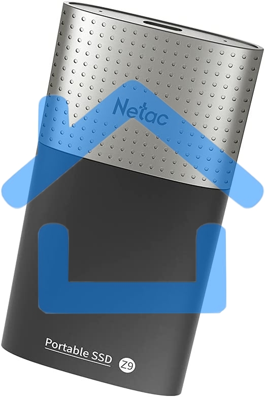 Накопитель SSD External Netac 128Gb Z9 <NT01Z9-128G-32BK> (USB3.2, up to 550/480MBs, 90х47.5х11.5mm, Aluminium+Plastic)