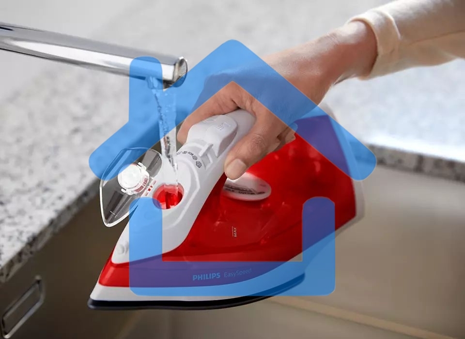 Утюг Philips GC1742/40 2000Вт красный