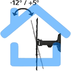 Кронштейн для телевизора Hama 00220823 черный 32