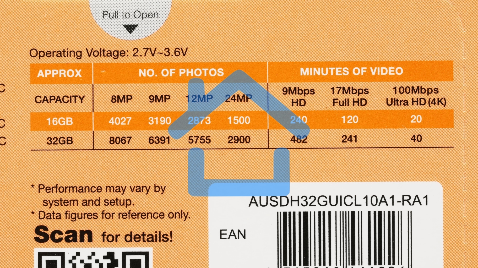 Флеш карта microSD 32Gb ADATA microSDHC Class 10 UHS-I A1 100/20 MB/s (SD адаптер)