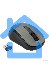 Мышь беспроводная Acer OMR134 серый, 1000 dpi, радиоканал, USB, кнопки - 3