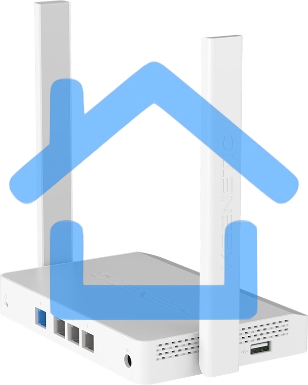 Интернет-центр Keenetic Extra (KN-1714) с Mesh Wi-Fi 5 AC1200, 4-портовым Smart-коммутатором и портом USB