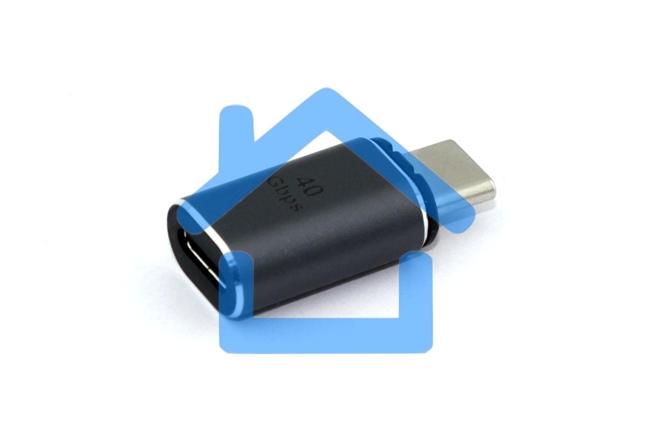 Переходник USB 4 Type C мама-папа прямой с магнитным разъемом