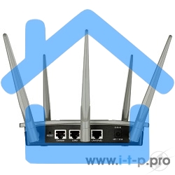 Беспроводная двухдиапазонная точка доступа D-Link DAP-2695 PROJ AC1750 с поддержкой PoE