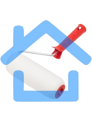 Валик Rexant вспененный пенополиуретан, ширина ролика 180 мм, Ø 42 мм, бюгель 6 мм