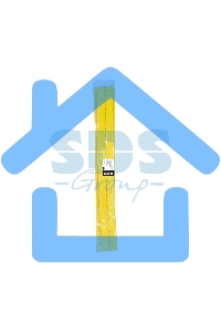 Термоусадочная трубка 60,0/30,0 мм, желтая, упаковка 10 шт. по 1 м 25-0062 Rexant