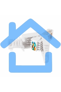 Разъем Rexant RJ-45(8P8C) под витую пару, UTP, категория 5e, самозажимной