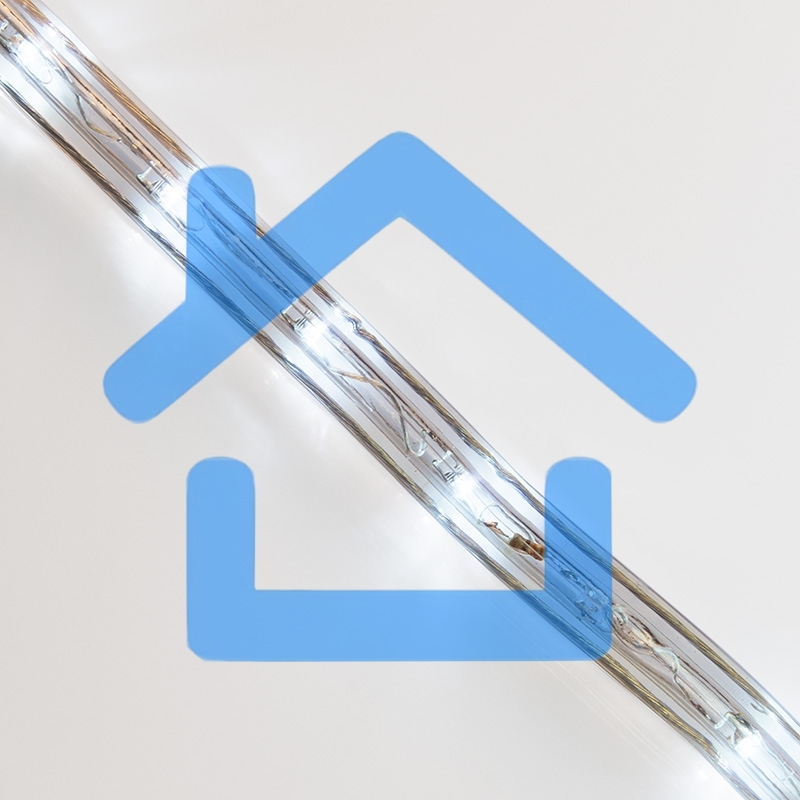 Дюралайт Neon-night LED, эффект мерцания (2W) - белый, 36 LED/м, бухта 100м