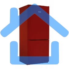 Холодильник Pozis RK-101 А рубиновый двухкамерный 156/57 л морозилка снизу