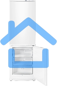 Холодильник Atlant ХМ-6021-031 белый двухкамерный 225/101л морозилка снизу