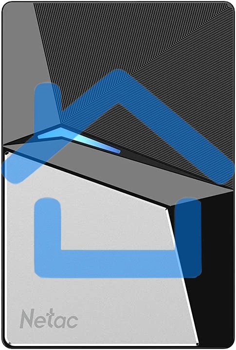 Внешний SSD Netac Z7S, 120 GB, USB 3.2 Gen 2 Type-C, R/W 550/480, черный