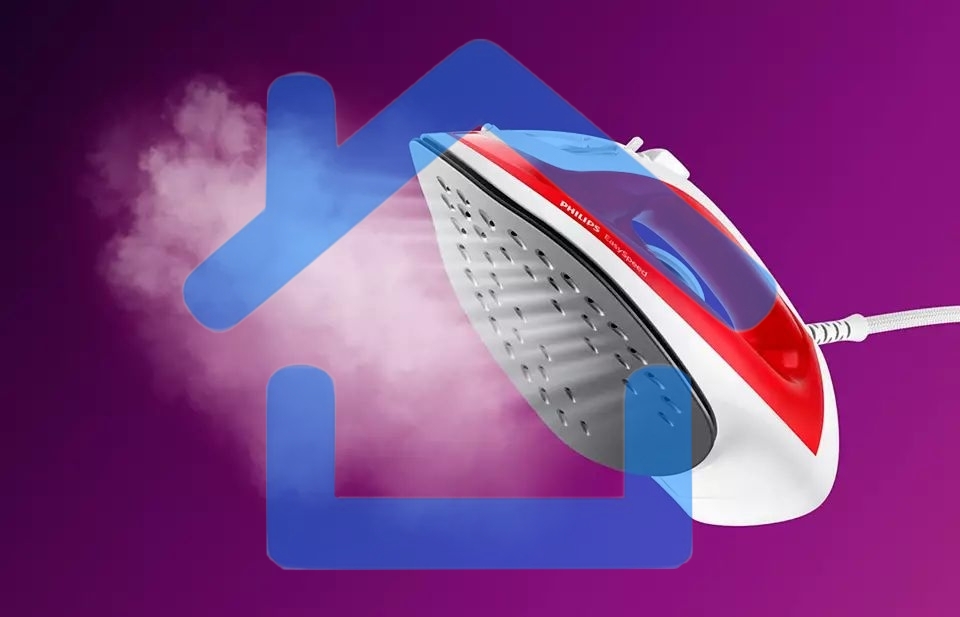 Утюг Philips GC1742/40 2000Вт красный