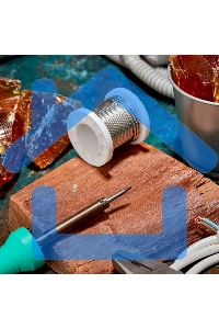 Припой ПОМ-3, 100г, Ø2мм, (олово 97%, медь 3%), бессвинцовый, ГОСТ 21931-76, катушка Rexant