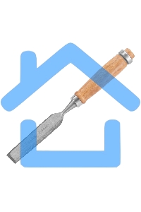 Набор долот-стамесок, 6-12-18-24 мм, плоских, деревянные рукоятки Sparta