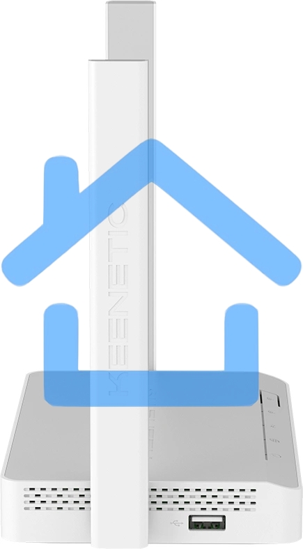 Интернет-центр Keenetic Extra (KN-1714) с Mesh Wi-Fi 5 AC1200, 4-портовым Smart-коммутатором и портом USB