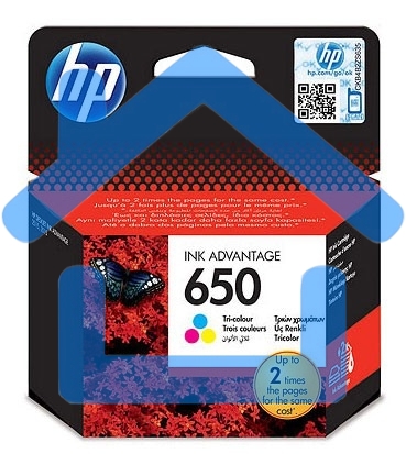 Картридж струйный HP 650 CZ102AE многоцветный для HP DJ IA 2515/2516 (200стр.)