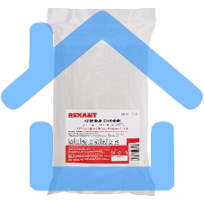 Стержни клеевые Rexant Ø 7 мм, 200 мм, прозрачные, 1 кг (0.5 кг + 0.5 кг) (пакет)