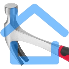 Молоток-гвоздодер Matrix 450 г, цельнометаллический, двухкомпонентная рукоятка