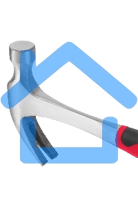 Молоток-гвоздодер Matrix 450 г, цельнометаллический, двухкомпонентная рукоятка