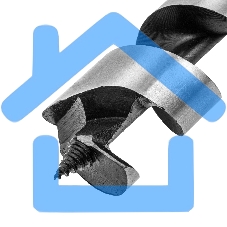 Сверло по дереву Matrix шнековое, 38 х 460 мм, 6-гранный хвостовик