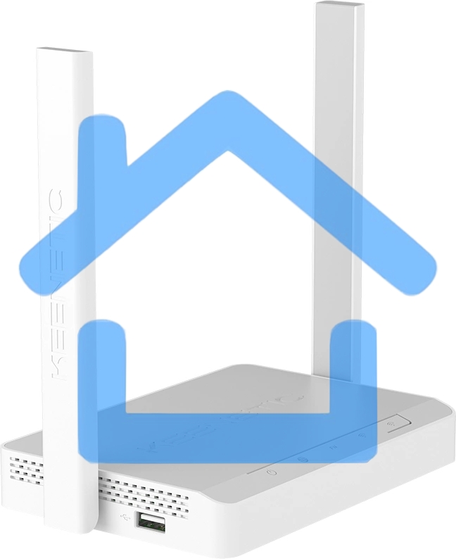 Интернет-центр Keenetic Extra (KN-1714) с Mesh Wi-Fi 5 AC1200, 4-портовым Smart-коммутатором и портом USB