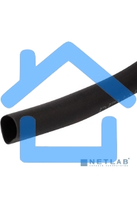 Трубка термоусаживаемая 5,0/2,5 мм черная, ролик 2,44 м Rexant