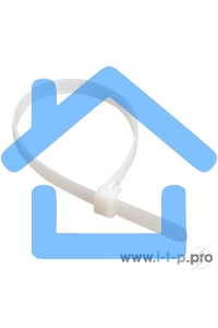 Хомут кабельный 7.6х300 нейл. белый (уп.100шт) ИЭК UHH31-D076-300-100