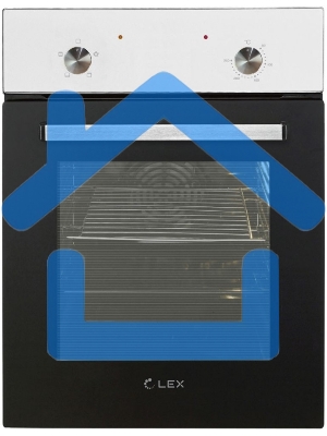 Духовой шкаф Электрический LEX EDM 4540 IX нержавеющая сталь/черный, встраиваемый
