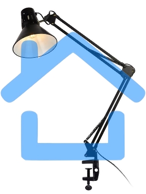 Настольные светильники ЭРА N-121 N-121-E27-40W-BK черный Светильник настольный, цоколь E-27, 40 Вт