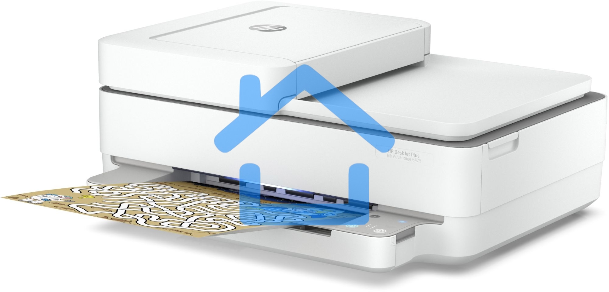 МФУ струйное HP DeskJet Ink Advantage 6475 (5SD78C), A4, цветной, печ. до 20 стр/мин. (ч/б) до 17 стр/мин. (цвет), скан. до 7 стр/мин. (ч/б) 3 стр/мин. (цвет), 1200x1200dpi, USB, Wi-Fi, Air Print