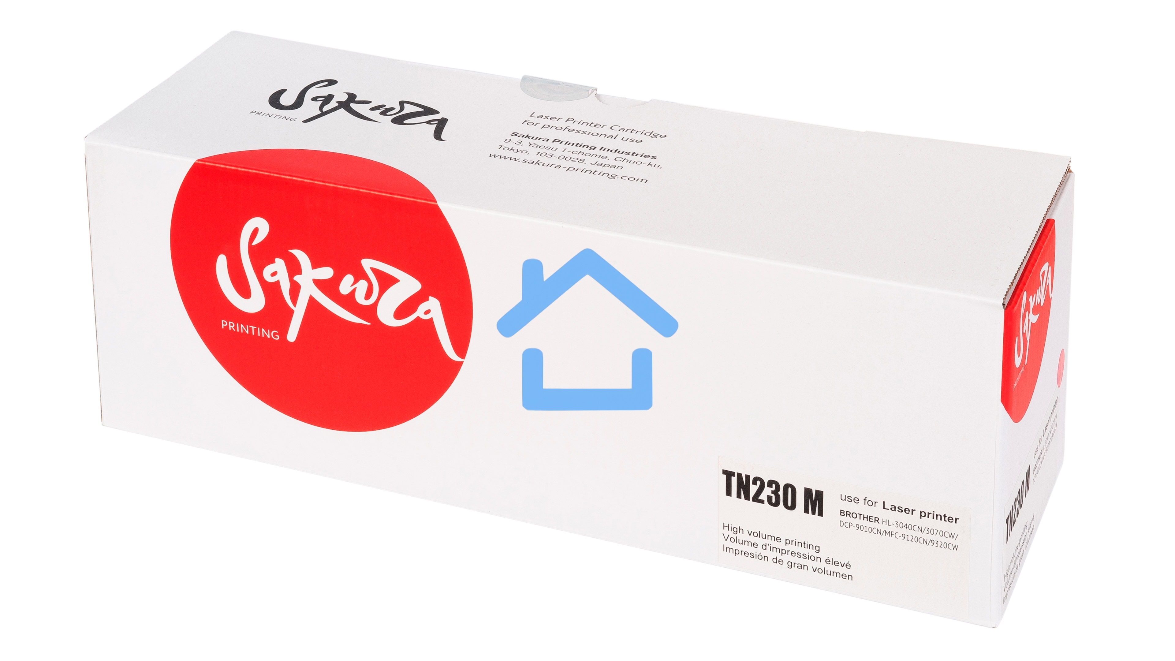 Картридж Sakura TN230M для Brother DCP-9010CN, HL-3040CN/3070CW, MFC-9120CN/9320CW, пурпурный, 1400 к.