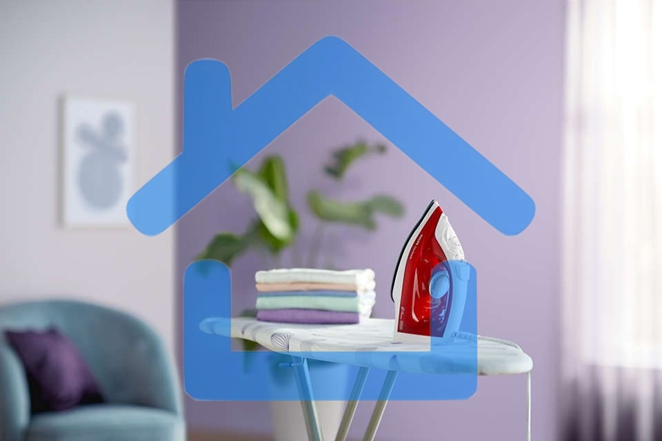 Утюг Philips GC1742/40 2000Вт красный