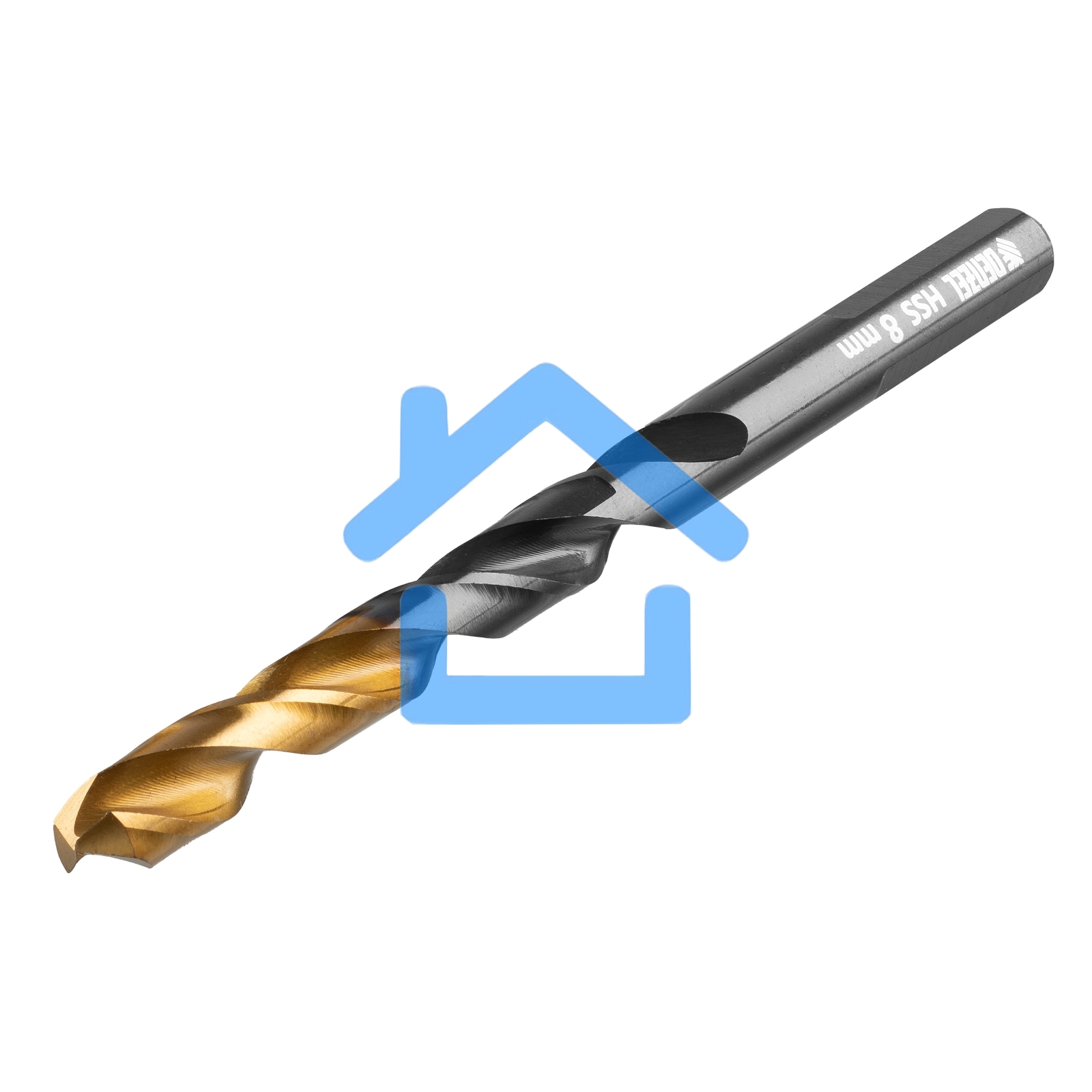 Набор сверл по металлу, 1-13 мм, HSS-Tin, Golden Tip, 25 шт Denzel
